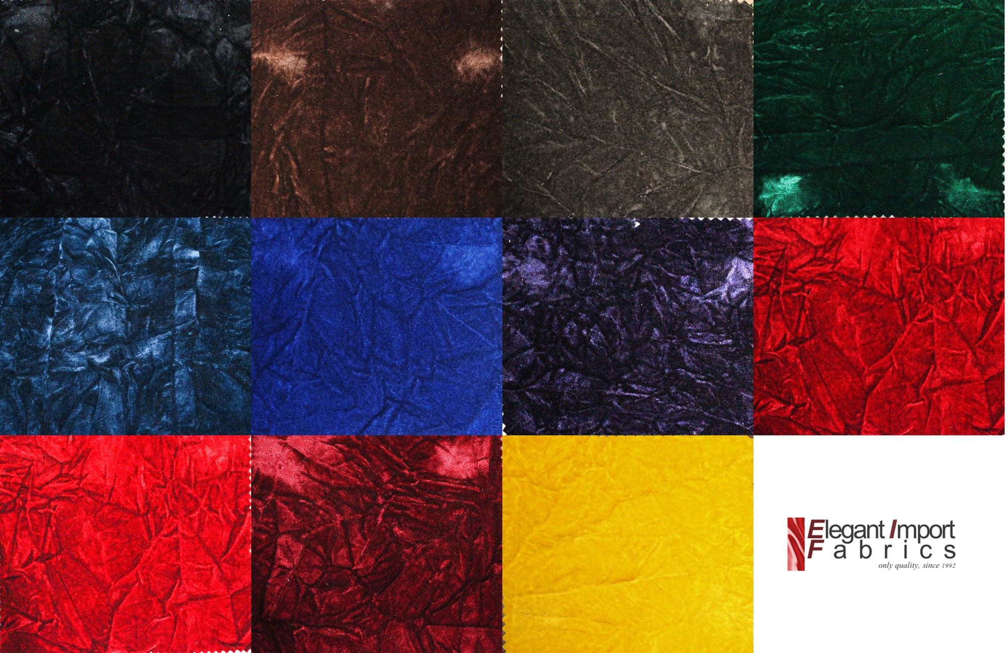 Crushed Synthetic Velvet  Decorative International Silk Inc