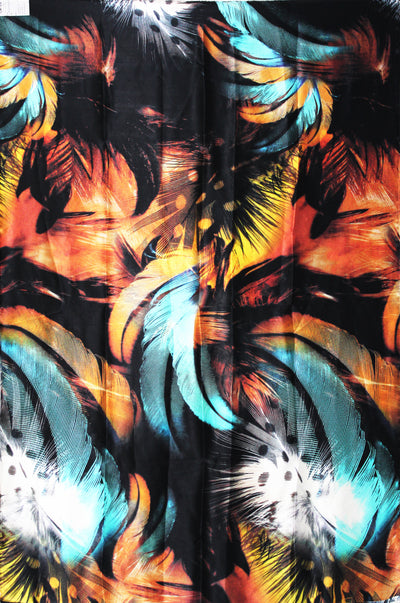 Printed Silk Charmeuse Fabric